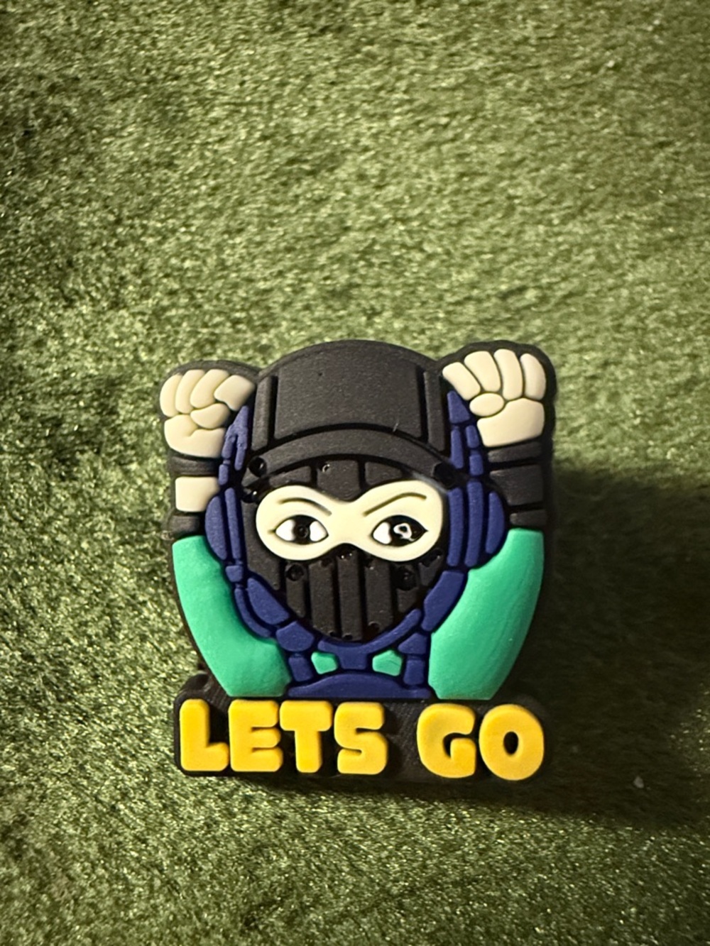 Lets Go Fortnite Themed shoe charm